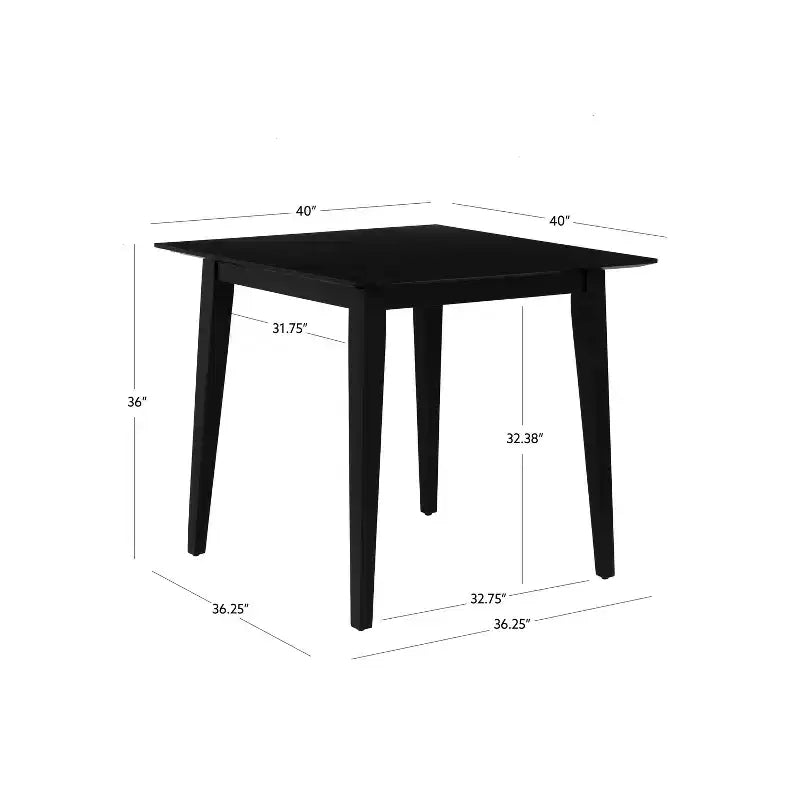 Table de salle à manger Powell Cadence Counter noire