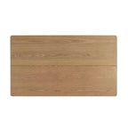 Christopher Knight Home Rowan, table à manger rustique de 160 cm avec double piedestal, frêne naturel