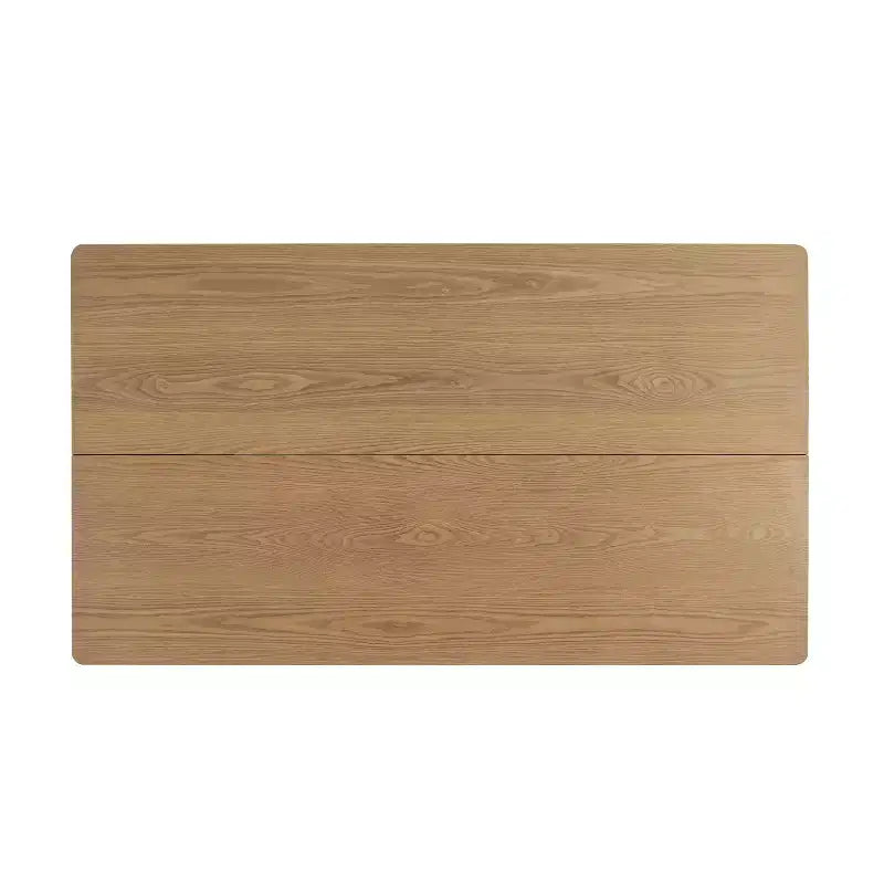 Christopher Knight Home Rowan, table à manger rustique de 160 cm avec double piedestal, frêne naturel