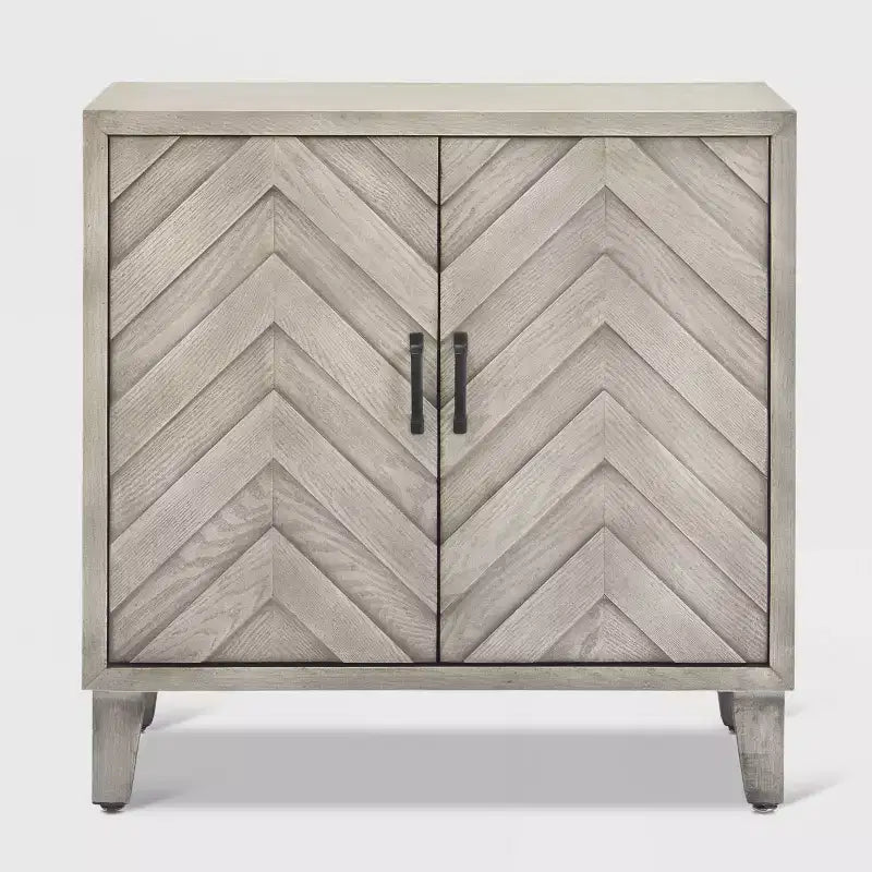 Meuble de bar Friedman avec rangement pour le vin Gris - Finch