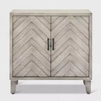 Meuble de bar Friedman avec rangement pour le vin Gris - Finch