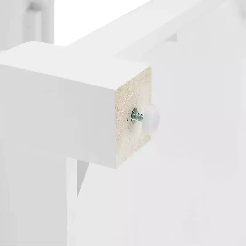 Caitlyn Wood Top Kitchen Island White/Dark Brown - Crosley : Rangement, pieds tournés, étagères fixes