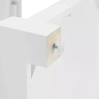Caitlyn Wood Top Kitchen Island White/Dark Brown - Crosley : Rangement, pieds tournés, étagères fixes