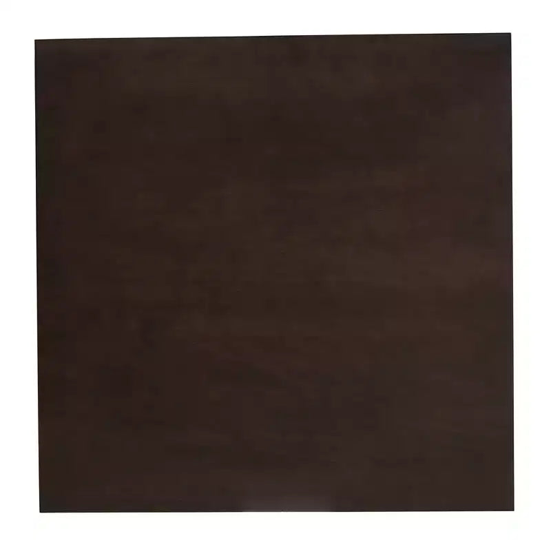 Table à manger Britte carrée en bois brun foncé – Baxton Studio