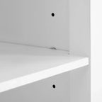 Îlot de cuisine Silvia avec dessus en acier inoxydable et tabourets à dossier en X Blanc/Gris - Crosley