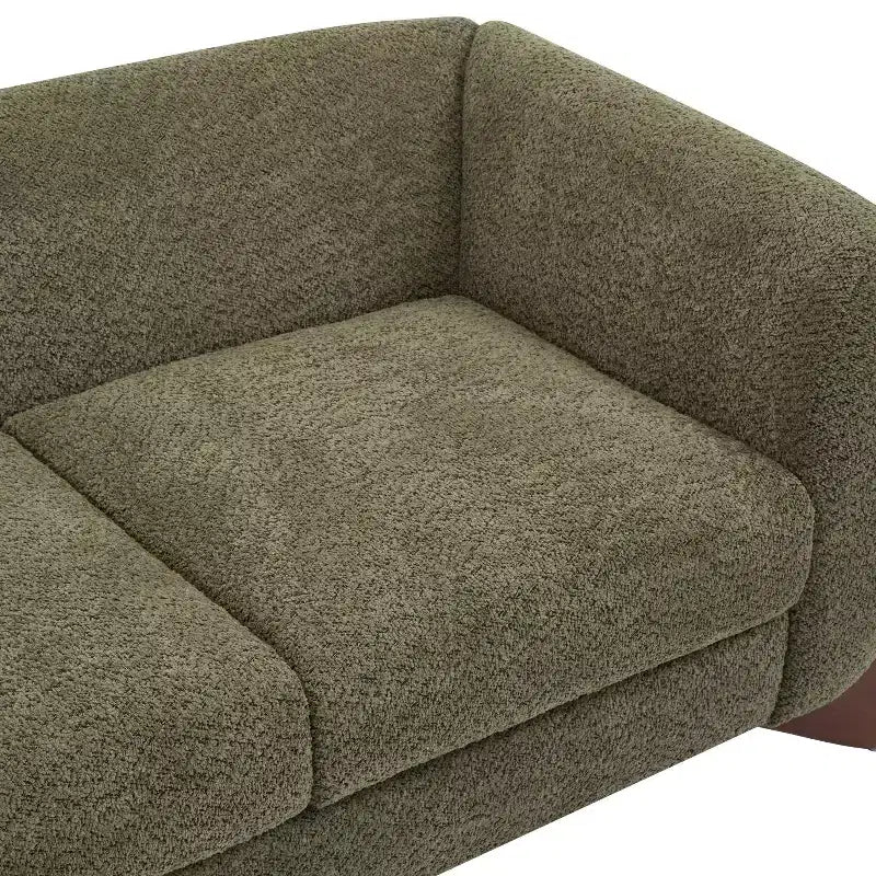 Christopher Knight Home James Canapé 2 Places en Tissu Bouclé Vert de 63 po