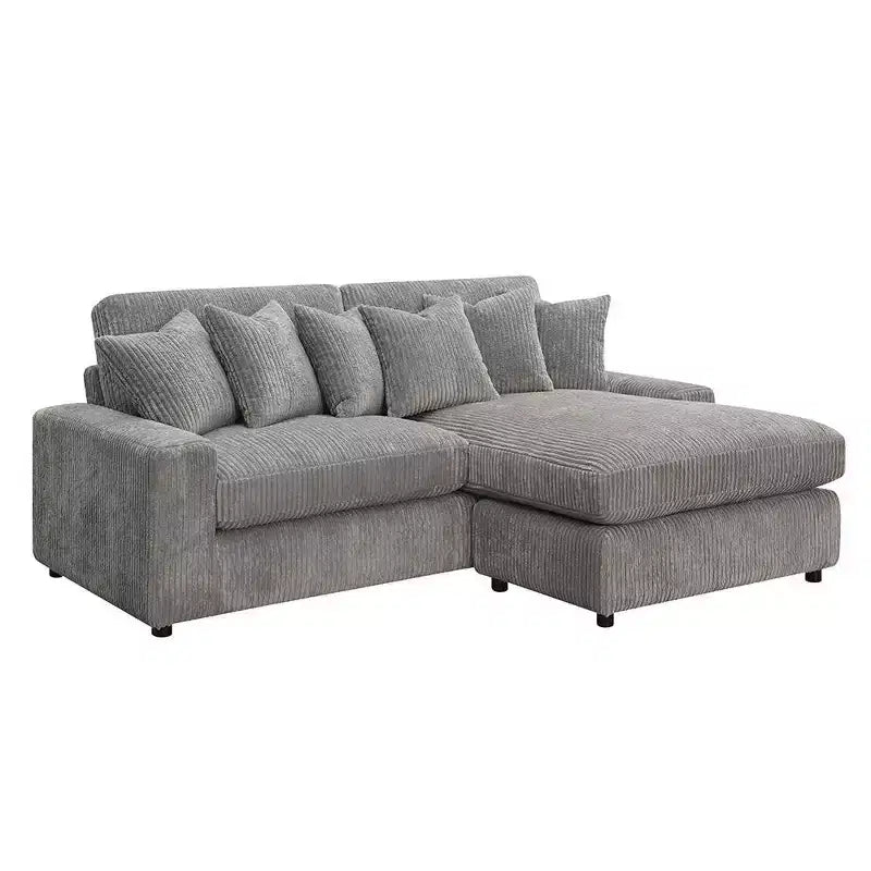 84" Tavia Sofa Gray Corduroy - Acme Furniture