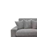 Canapé Tavia 84 po en velours côtelé gris - Acme Furniture