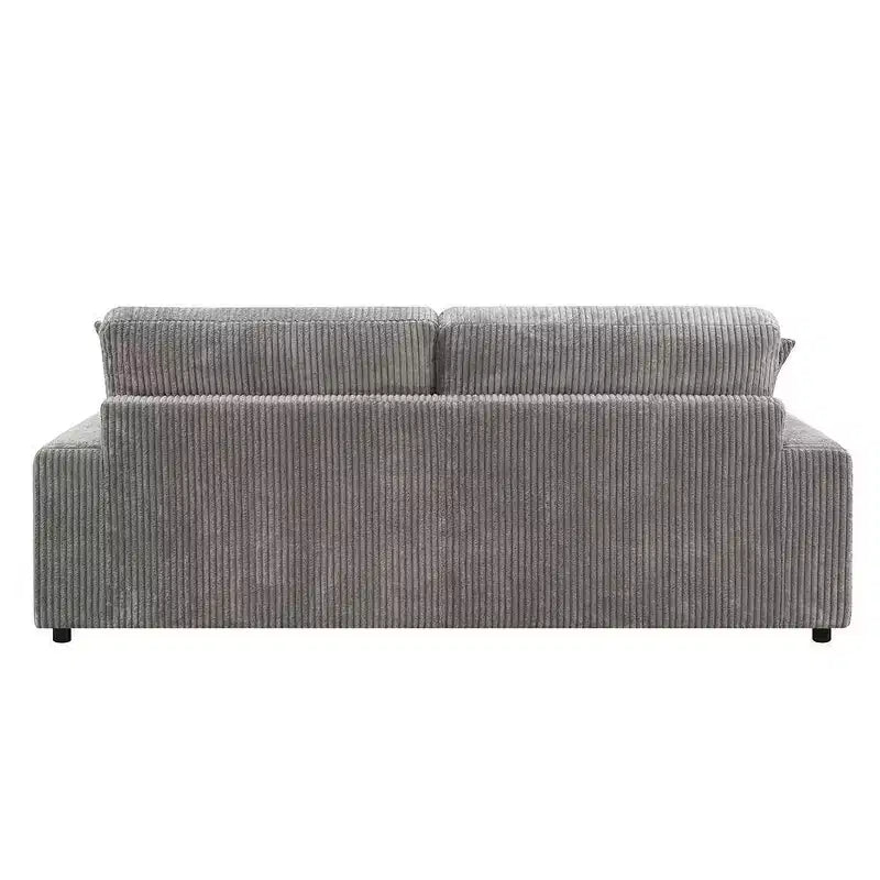 Canapé Tavia 84 po en velours côtelé gris - Acme Furniture