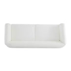 Canapé 3 places Christopher Knight Home Mia en tissu bouclé, 210 cm, beige