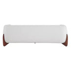 Canapé 3 places Christopher Knight Home Mia en tissu bouclé, 210 cm, beige