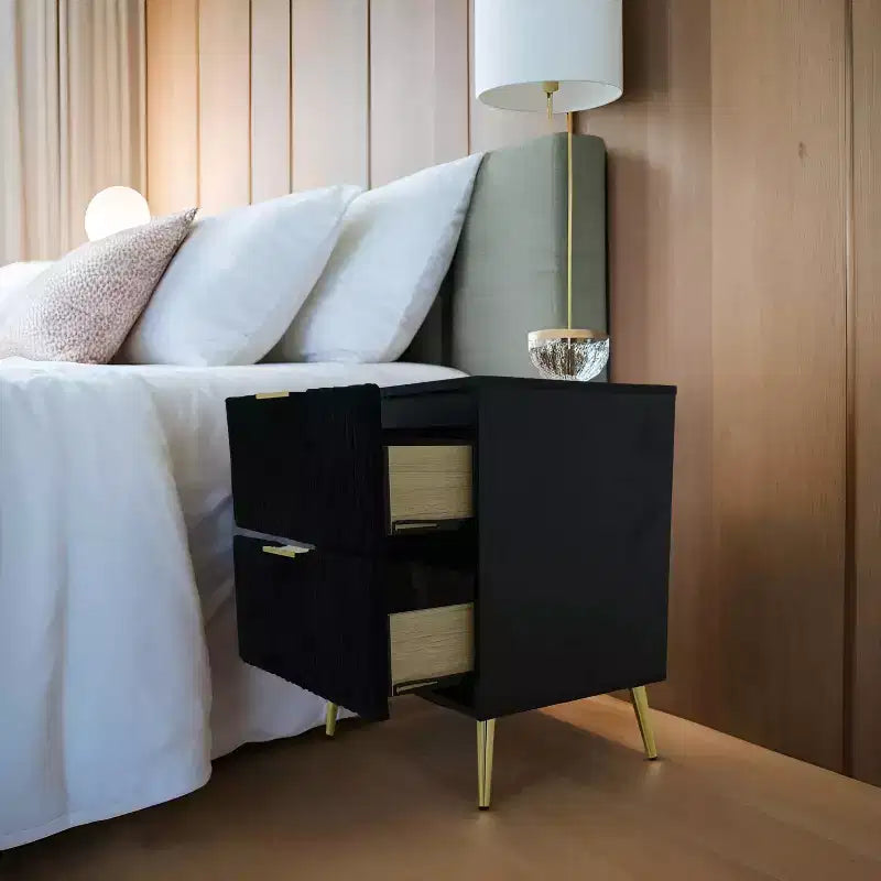 Table de chevet Everett Home Design noire