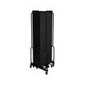 Hampden Furnishings Otis Collection Portable 11 Panel Room Divider Black