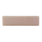 Banc 60" Jackson traditionnel en bois et assise tapissée beige noisette foncée - Powell