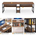 LITTLE TREE Bureau d'ordinateur 78,7" Marron clair