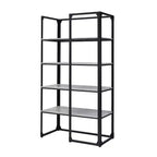 72.25" Havano 4 Shelf Open Industrial Bookcase: Steel Frame, MDF - HOMES: Inside + Out