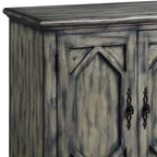 Acme Furniture Armoire de rangement décorative Pavan Gris rustique