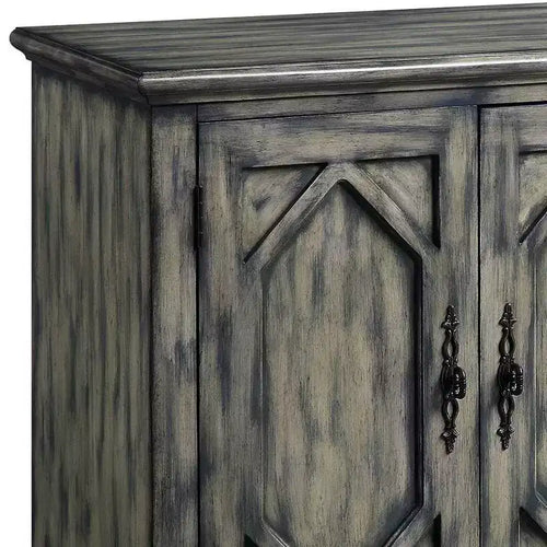 Acme Furniture Armoire de rangement décorative Pavan Gris rustique
