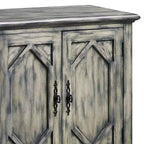 Acme Furniture Armoire de rangement décorative Pavan Gris rustique