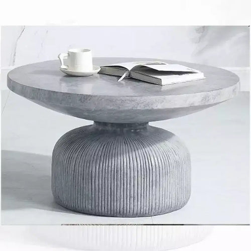 30.12" Laddie Coffee Table Weathered Gray Finish - Acme Furniture
