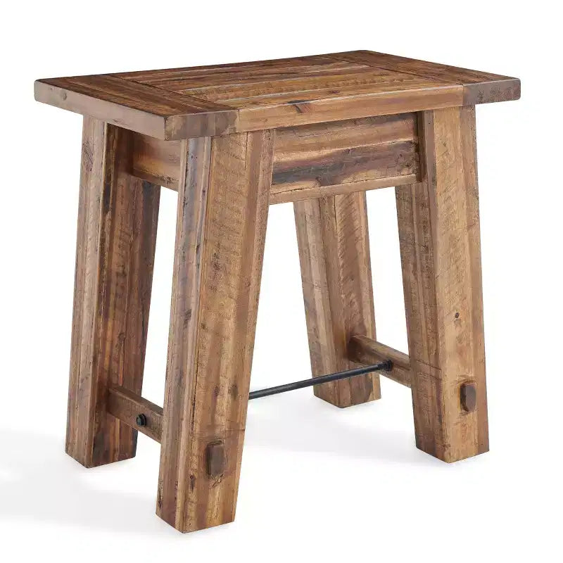 Table basse Durango 48 po et 2 tables d'appoint marron foncé – Alaterre Furniture