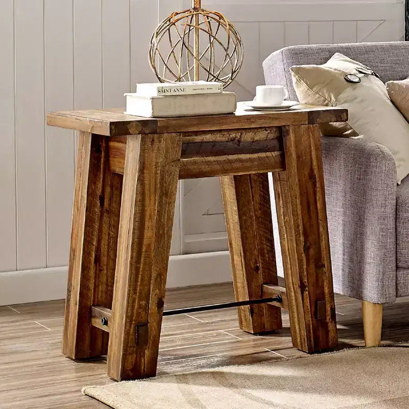 Table basse Durango 48 po et 2 tables d'appoint marron foncé – Alaterre Furniture