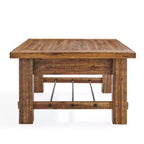 Table basse Durango 48 po et 2 tables d'appoint marron foncé – Alaterre Furniture