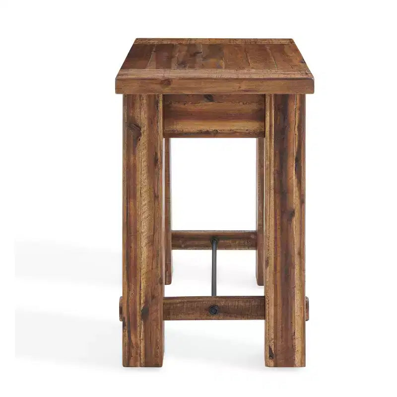 Table basse Durango 48 po et 2 tables d'appoint marron foncé – Alaterre Furniture