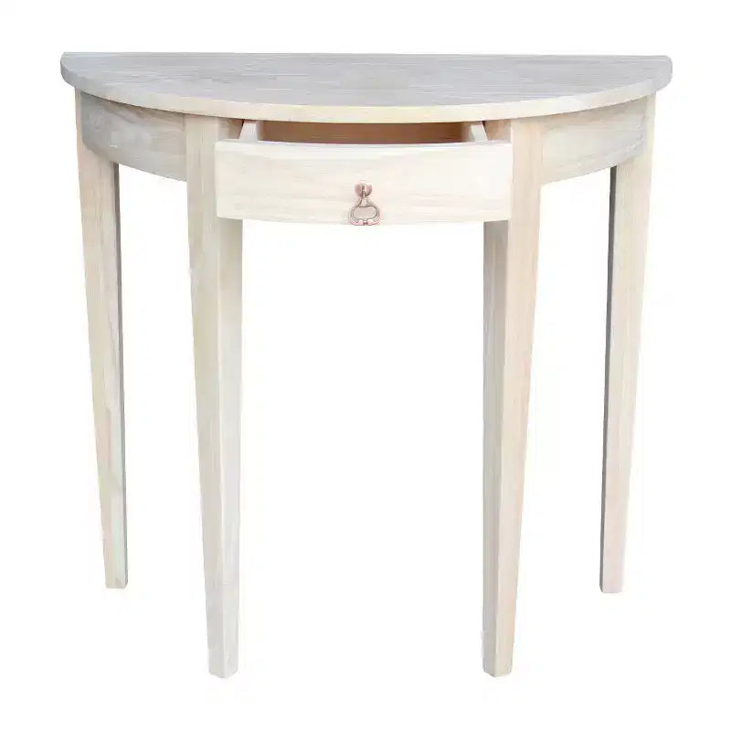 Table demi-ronde non finie - International Concepts