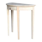 Table demi-ronde non finie - International Concepts