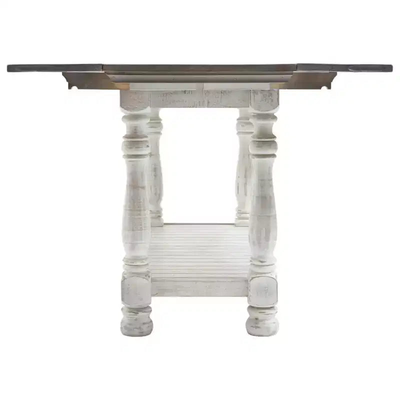 Havalance Flip Flop Sofa Table gris/blanc - Signature Design by Ashley : Extensible, style vintage, finition vieillie