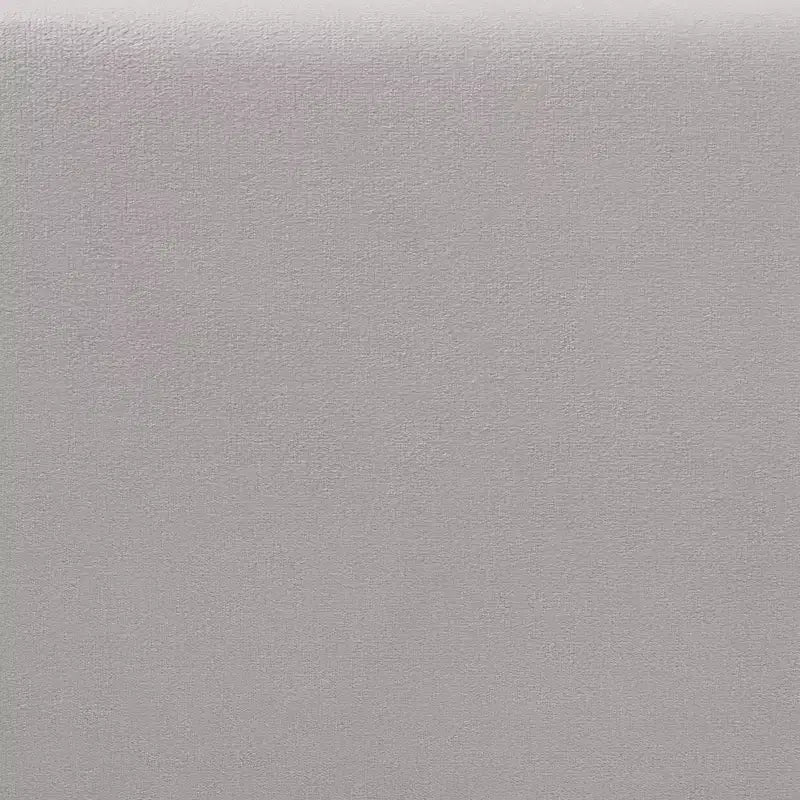 Lit plateforme avec tête de lit coquillage en velours Baxton Studio Queen Size Acosta Gris clair/Or
