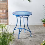 Ensemble bistrot pliant en métal Glitzhome pour extérieur, 3 pièces, table et chaises de patio