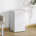 HOMCOM Mini-réfrigérateur de 90,6 L avec congélateur, Réfrigérateur compact à porte unique avec thermostat réglable pour chambre