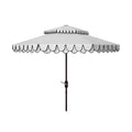 Parasol déporté double toit 274 cm avec cantonnière Kjerstin SAFAVIEH Outdoor
