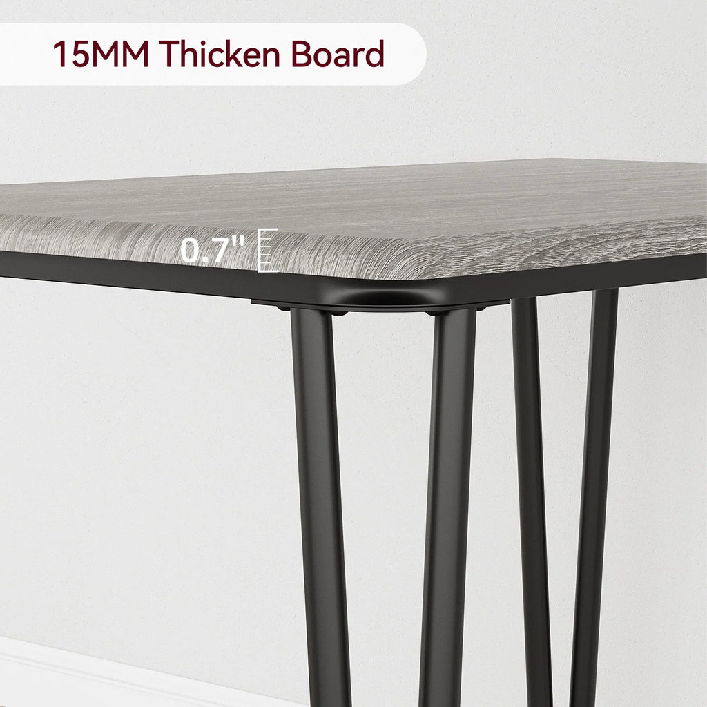 Ensemble table de cuisine et chaises pour salle à manger - 3 pièces