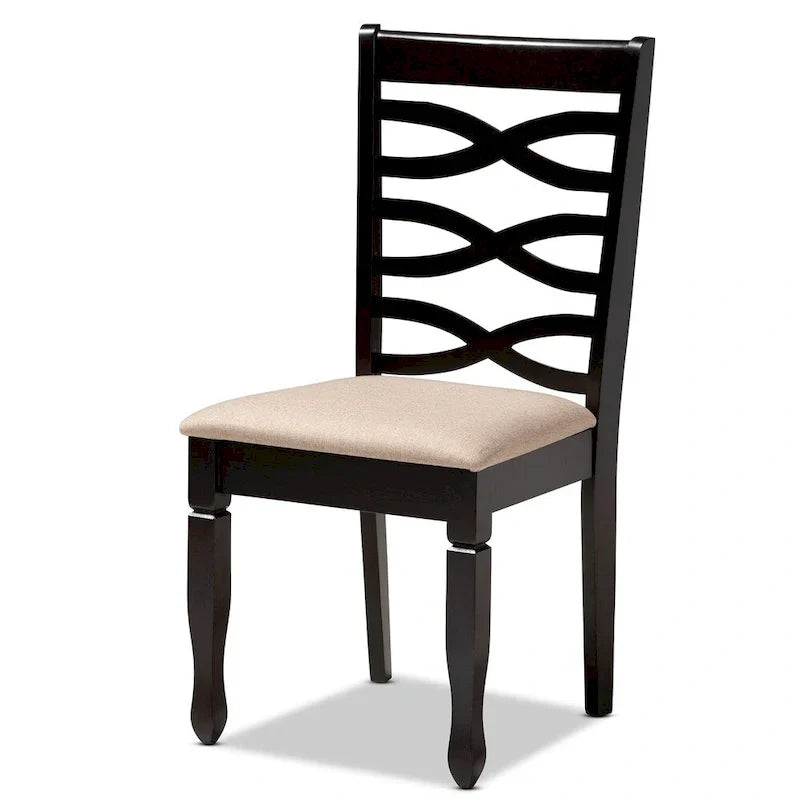 Ensemble de 4 chaises de salle à manger modernes et contemporaines