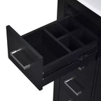 Meuble-lavabo simple de 30 po avec armoire et 3 tiroirs – Noir / Bleu / Vert / Indigo / Blanc