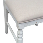 Chaises d'appoint à dossier à lattes Whitney en lin antique (Lot de 2)