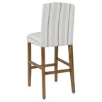 Tabouret de bar à dossier incurvé 29" - HomePop