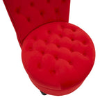 AVAWING Lot de 2 chaises de trône royales rembourrées et pieds en bois d'hévéa