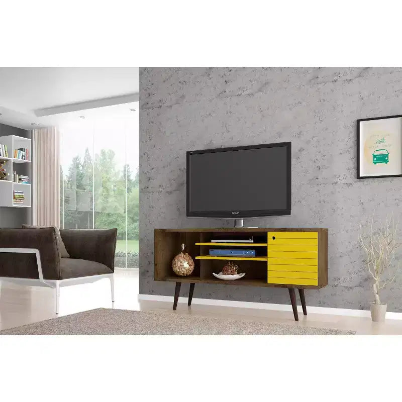 Meuble TV Liberty de 53.14 po pour téléviseurs jusqu'à 50 po - Manhattan Comfort