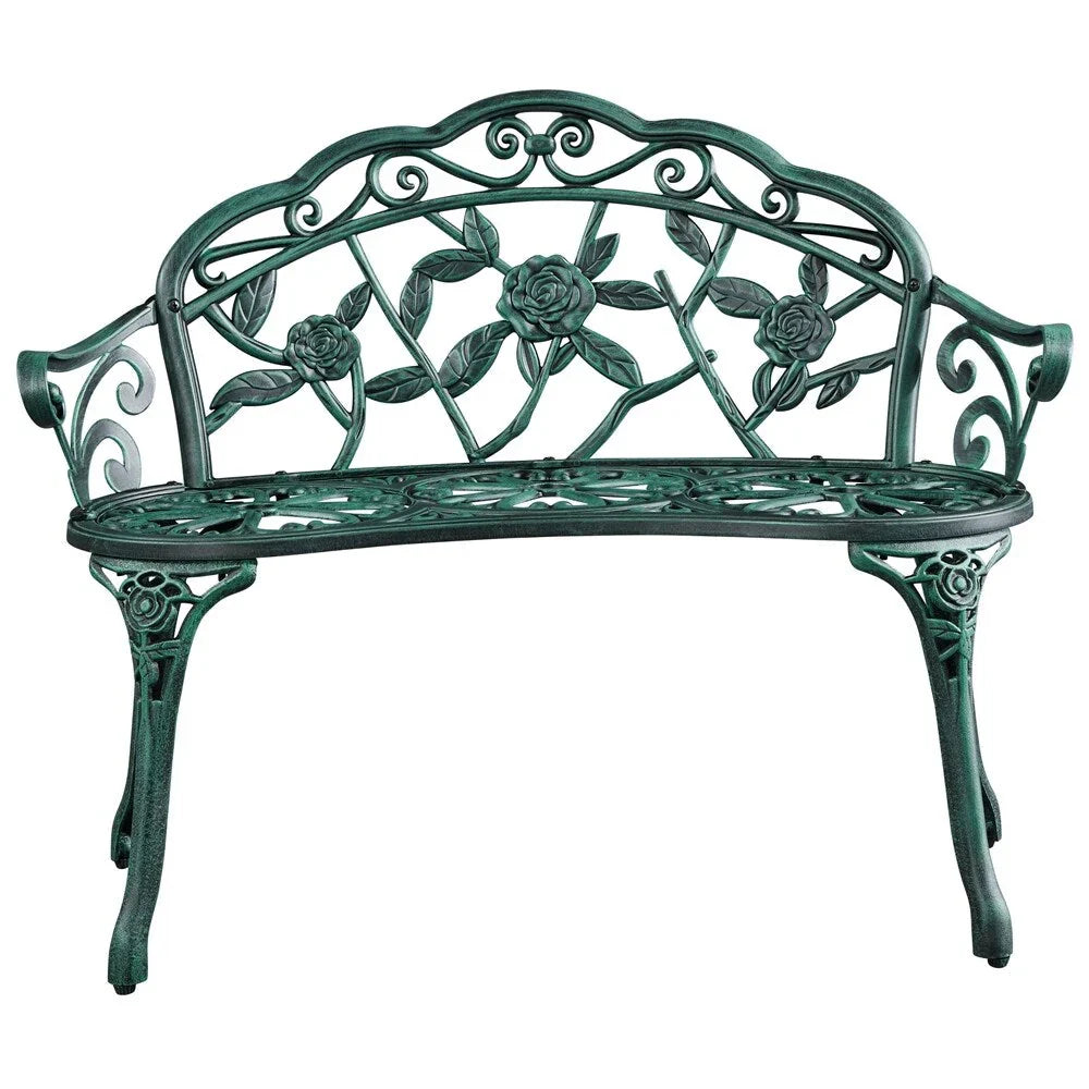 Banc extérieur en métal Yaheetech Banc de jardin de parc - N/A