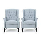 Fauteuils inclinables en tissu touffeté Walter (lot de 2) par Christopher Knight Home