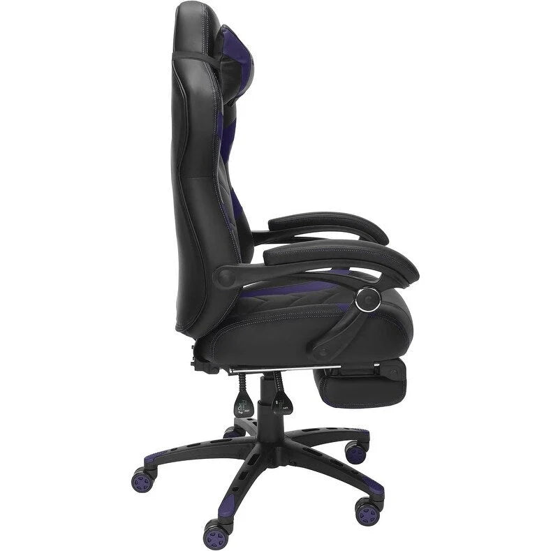 Chaise de jeu RESPAWN 110 Pro - Chaise de jeu avec repose-pieds, chaise de bureau ergonomique