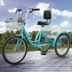 26 Tricycle Adulte 3 Roues 7 Vitesses