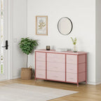 Commode de chambre avec 10 grands tiroirs pour téléviseur de 55 pouces – 55 pouces