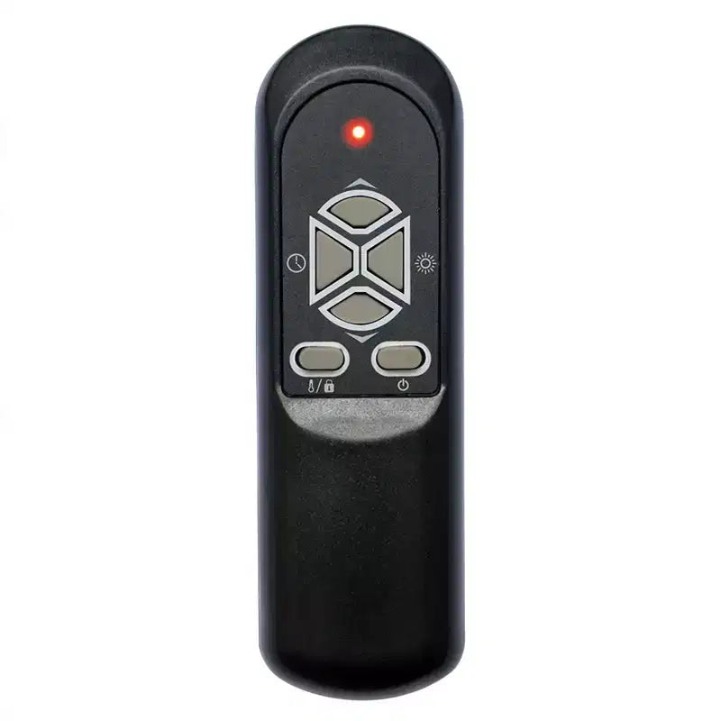 Chauffage d'appoint électrique infrarouge à quartz portable LifeSmart LifePro 1500W avec 8 éléments chauffants réglables et télécommande, noir
