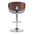 Tabouret de bar Avondale Bentwood à hauteur réglable et vérin à gaz - WyndenHall