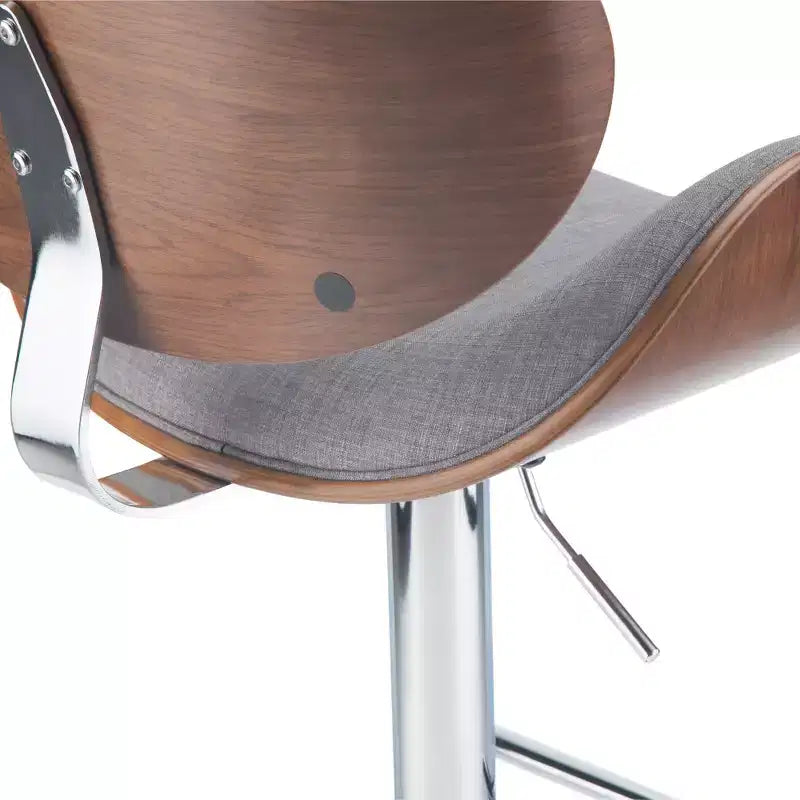 Tabouret de bar Avondale Bentwood à hauteur réglable et vérin à gaz - WyndenHall